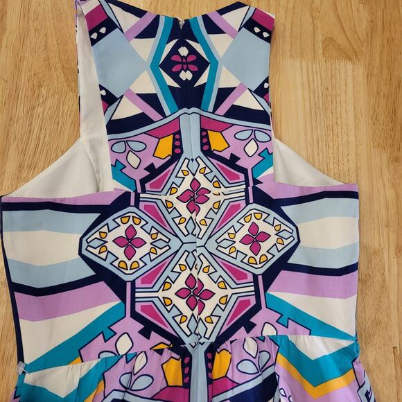 Annie Griffin Max Geometric Print Colorful Purple Pink Size 2 - Picture 13 of 16